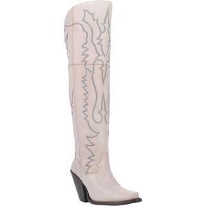 NEW DAN POST. loverly leather boot in white